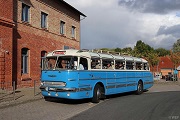 Ikarus 55 vorm Bahnhof Penzlin